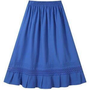 2746 Mexican Skirt Fiesta Theme Party Skirt Maxi Lace Traditional Dannce